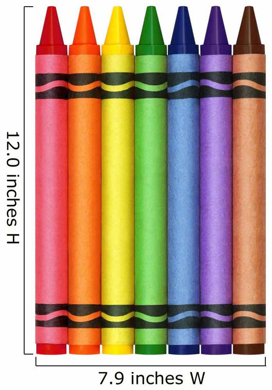 Large Crayons – Wallmonkeys